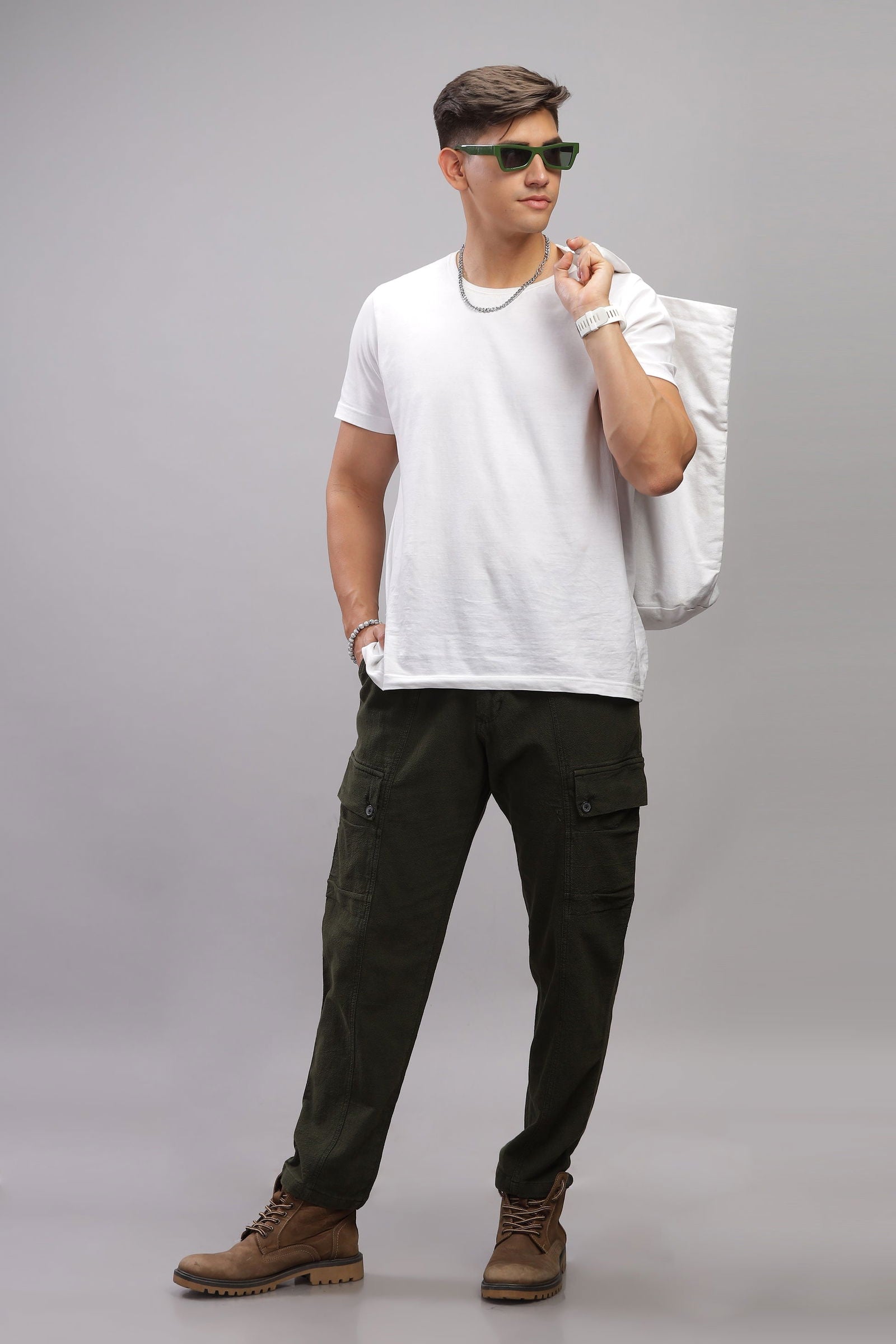 Metromover olive Cargo Pants - Three Days