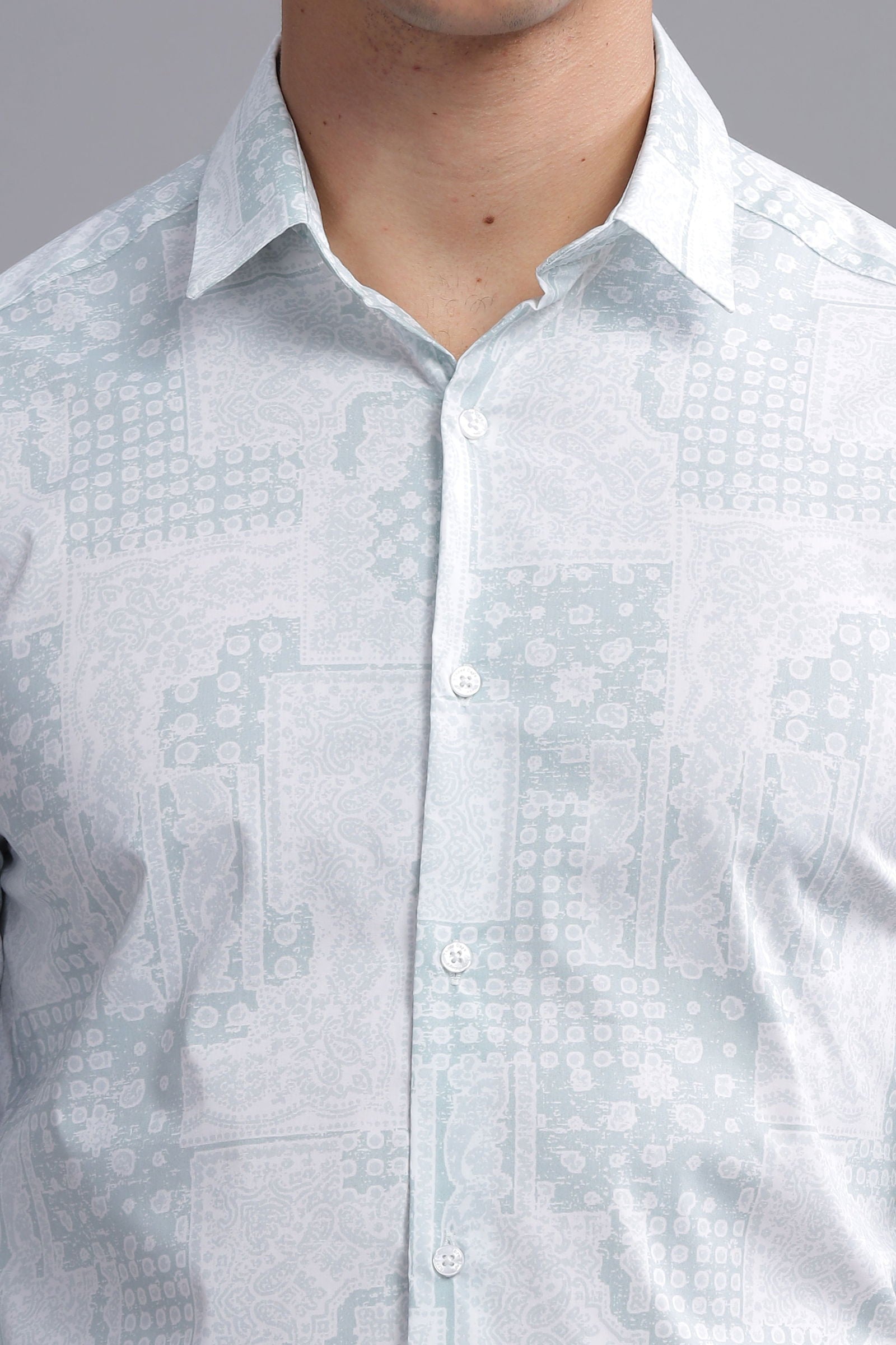 Mirage Abstract Print Full Sleeves Shirt - Three Days