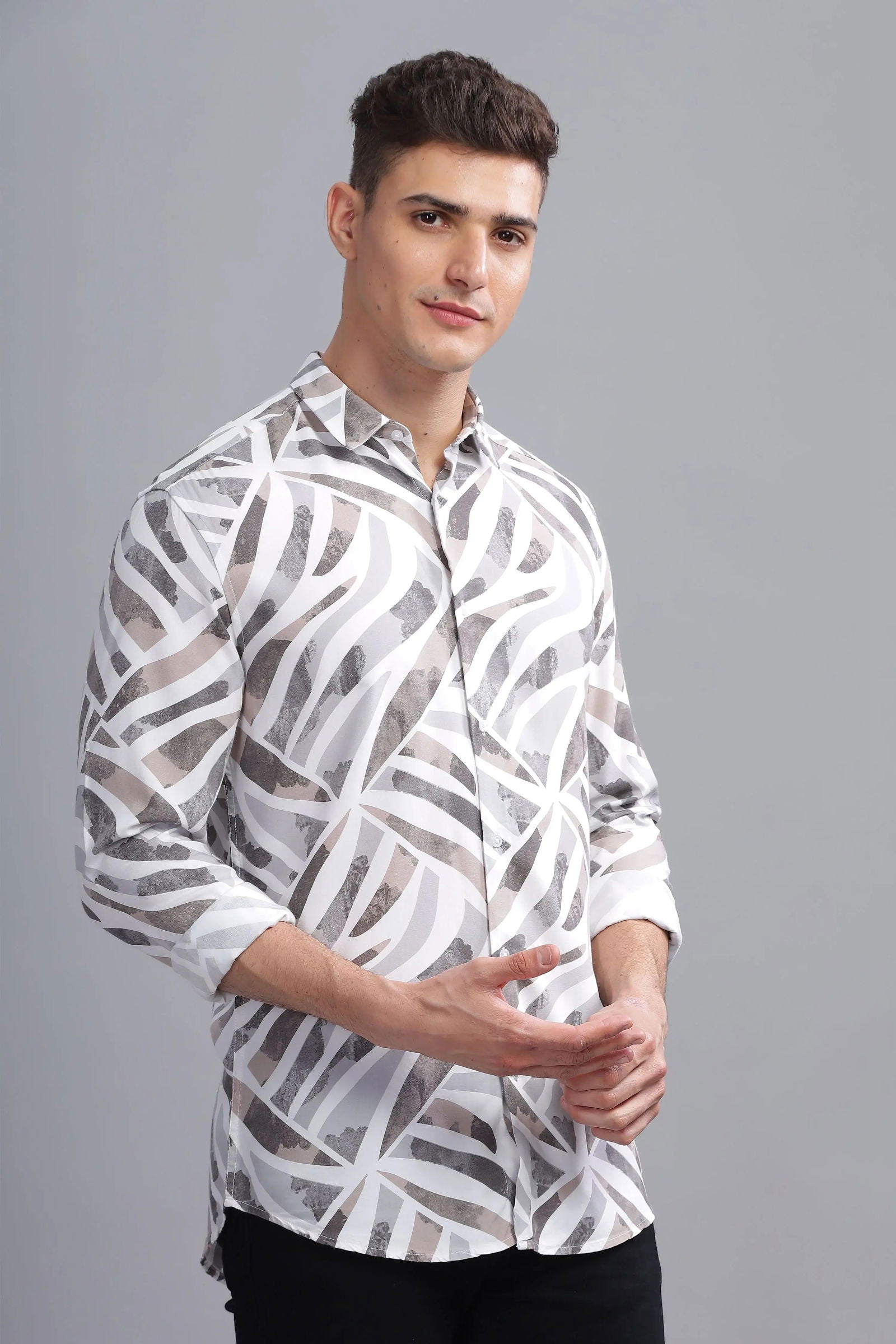 Nebula Abstract Printed Shirt - Three Days
