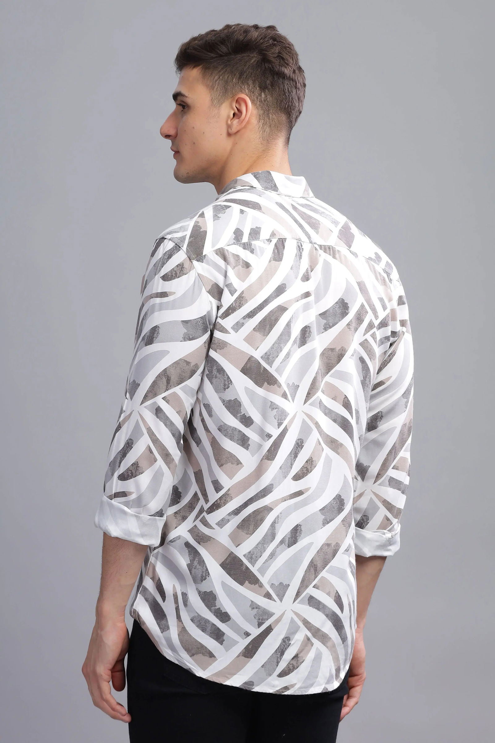 Nebula Abstract Printed Shirt - Three Days