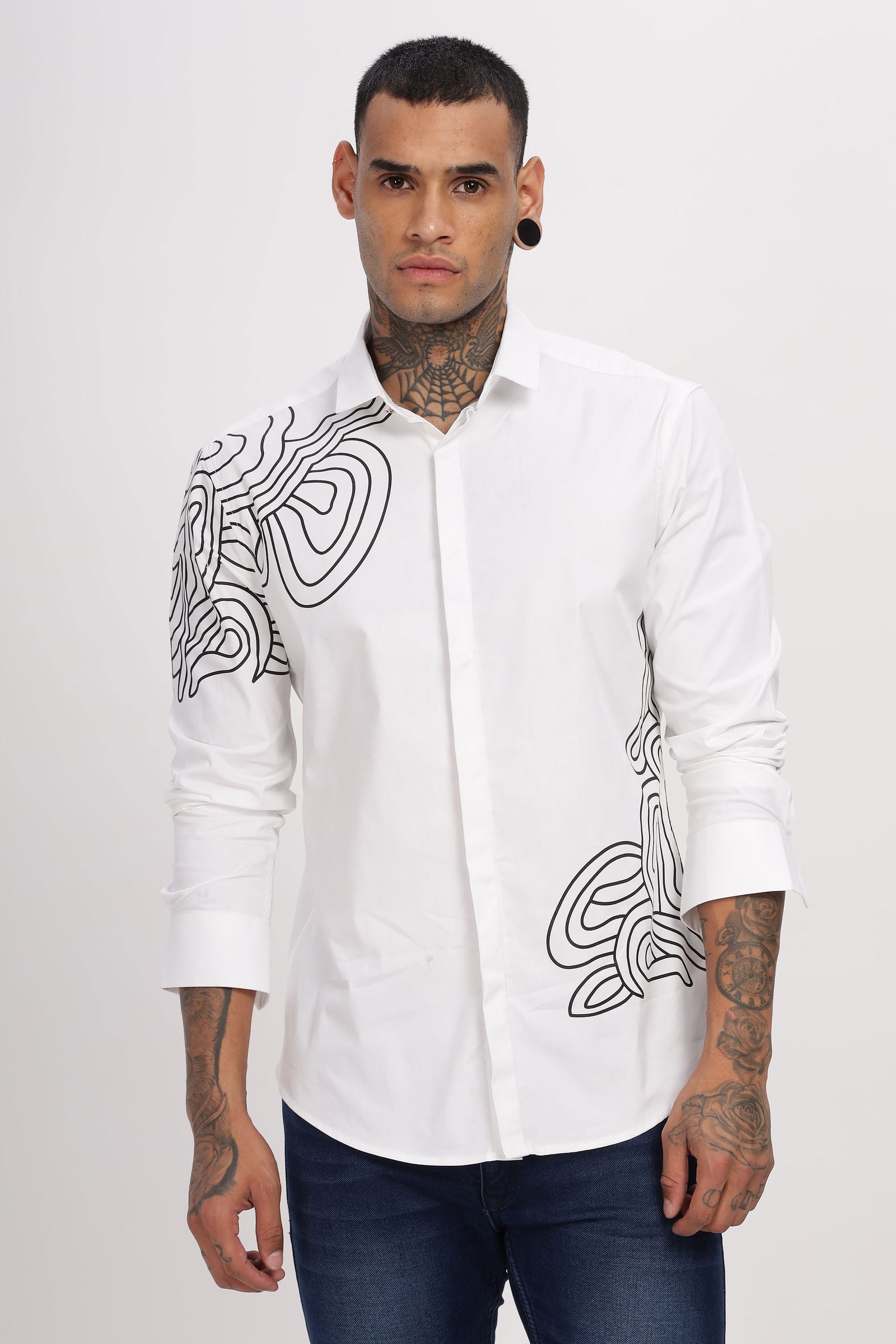 Organic Curves White Shirt - Three Days