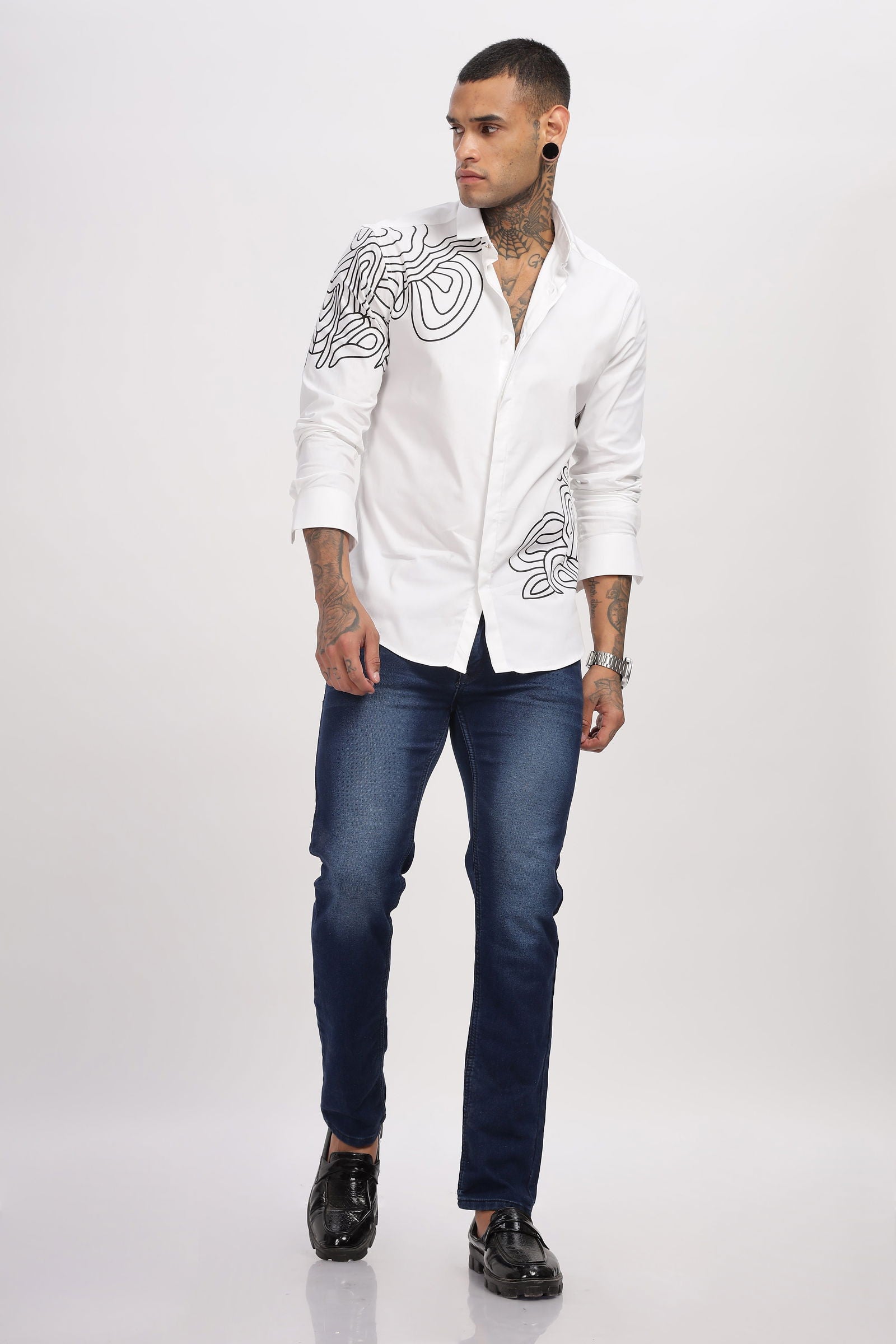 Organic Curves White Shirt - Three Days