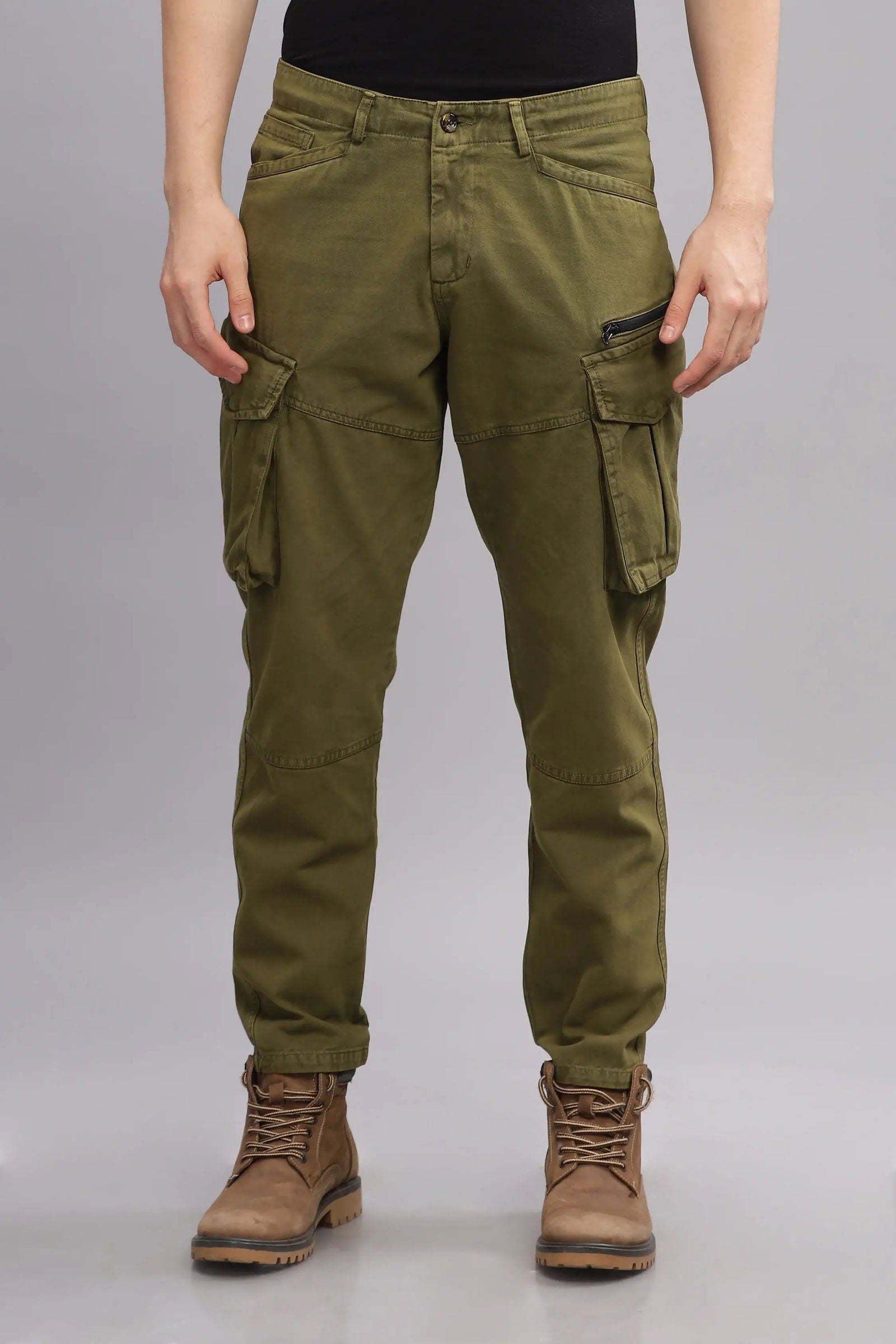 Outland Olive Cargo Pants - Three Days