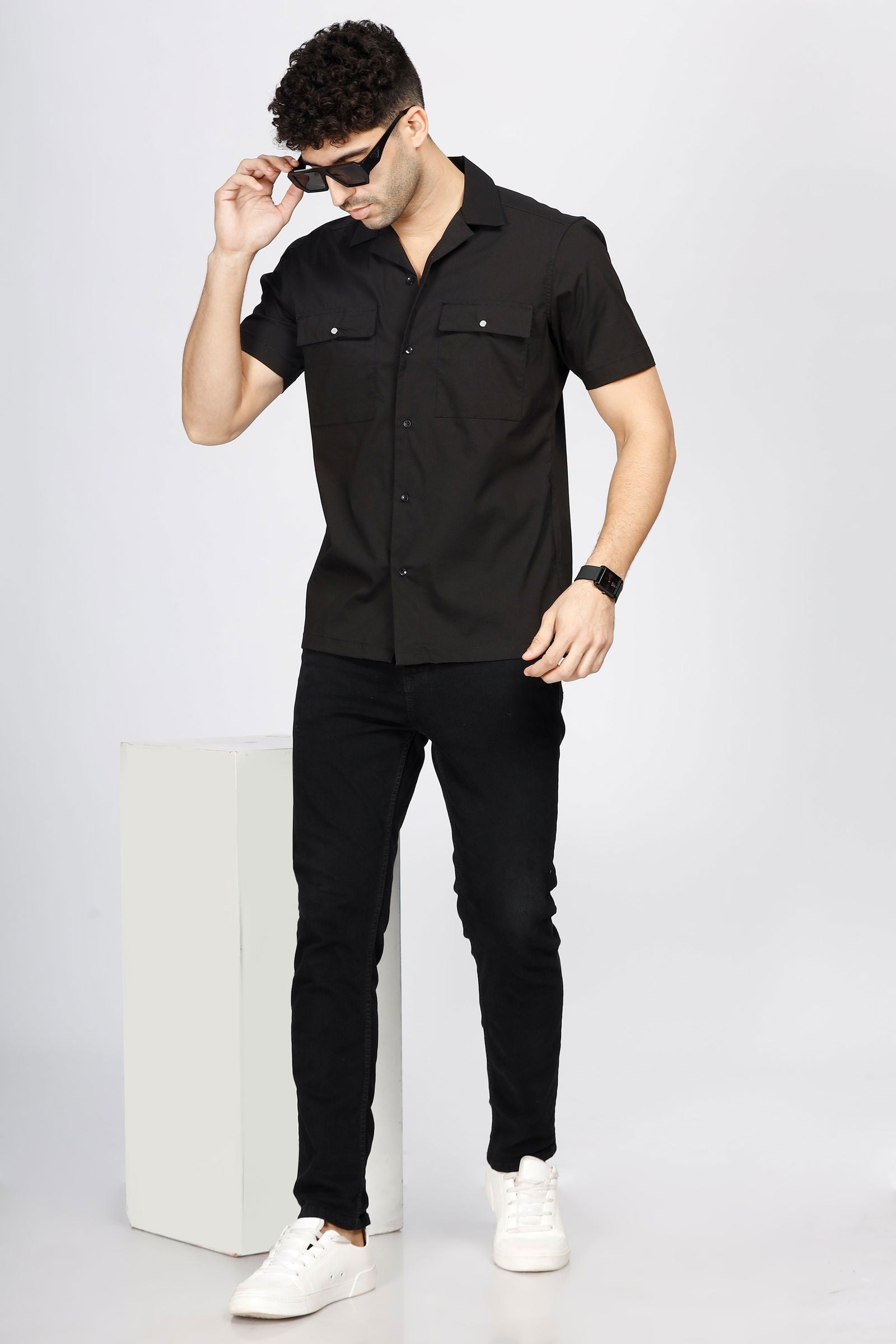 Singular Style Double Pocket Shirt - Three Days