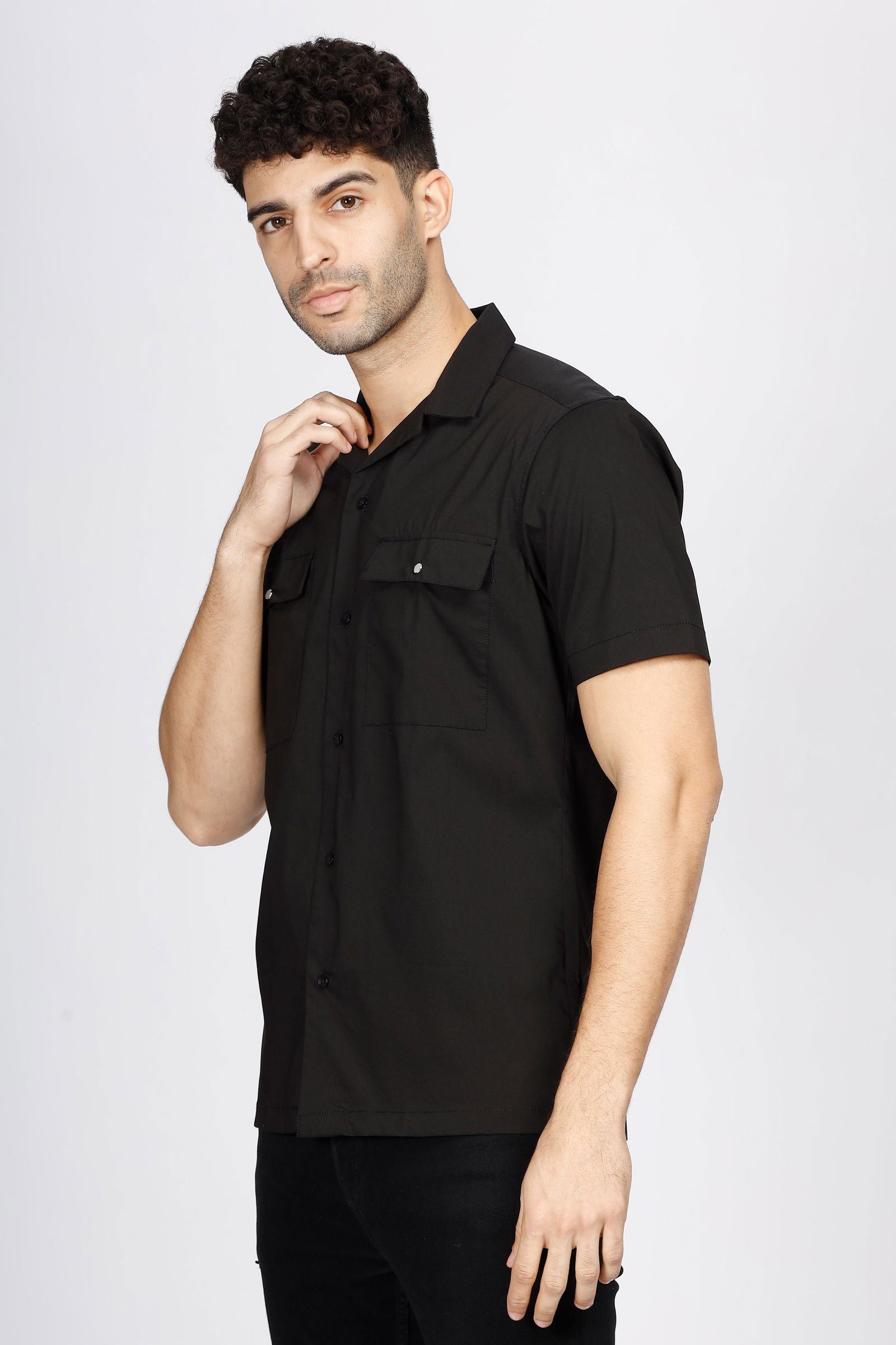 Singular Style Double Pocket Shirt - Three Days