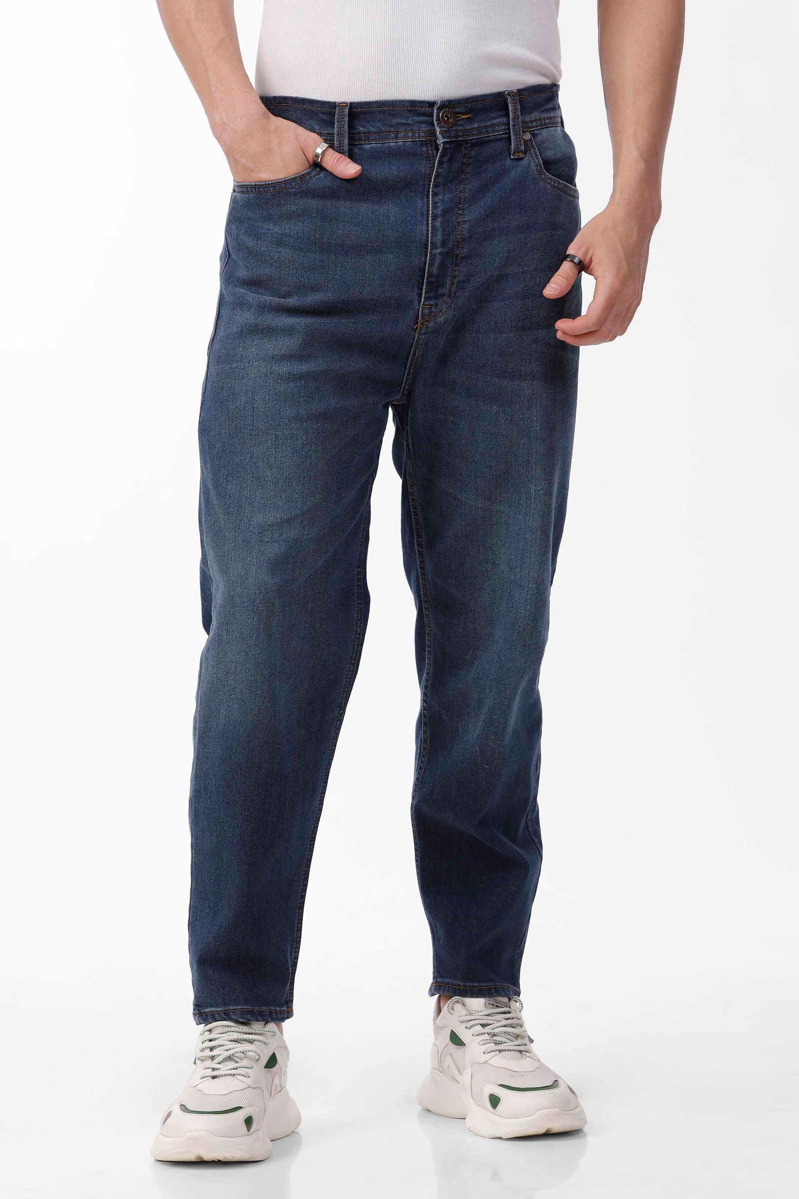Slouchy Fit Blue Jean - Three Days