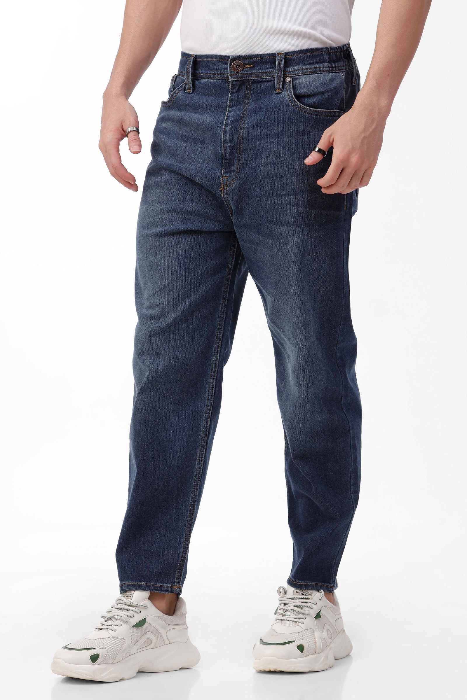 Slouchy Fit Blue Jean - Three Days