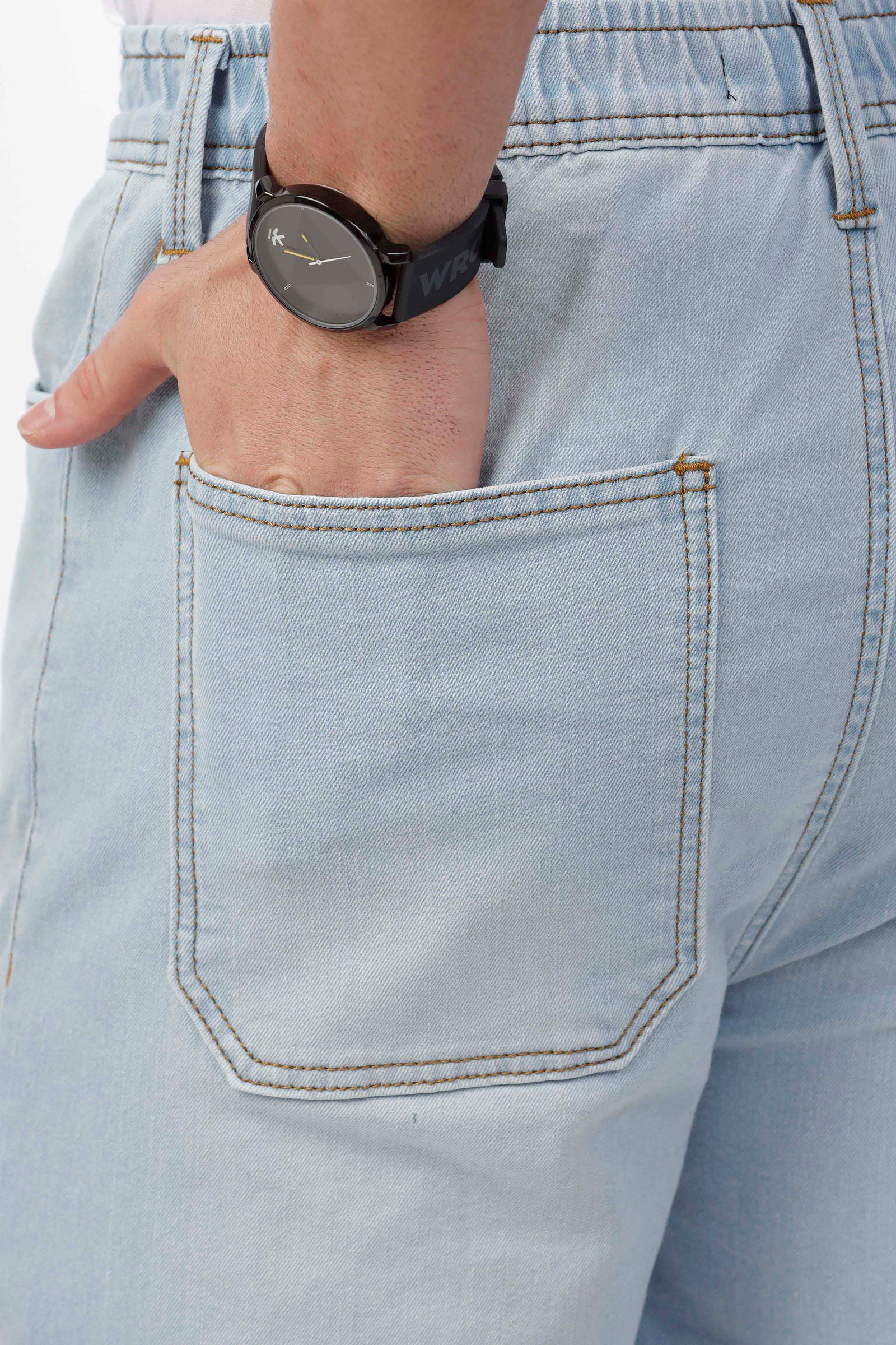 Slouchy Fit Sky Blue Jean - Three Days