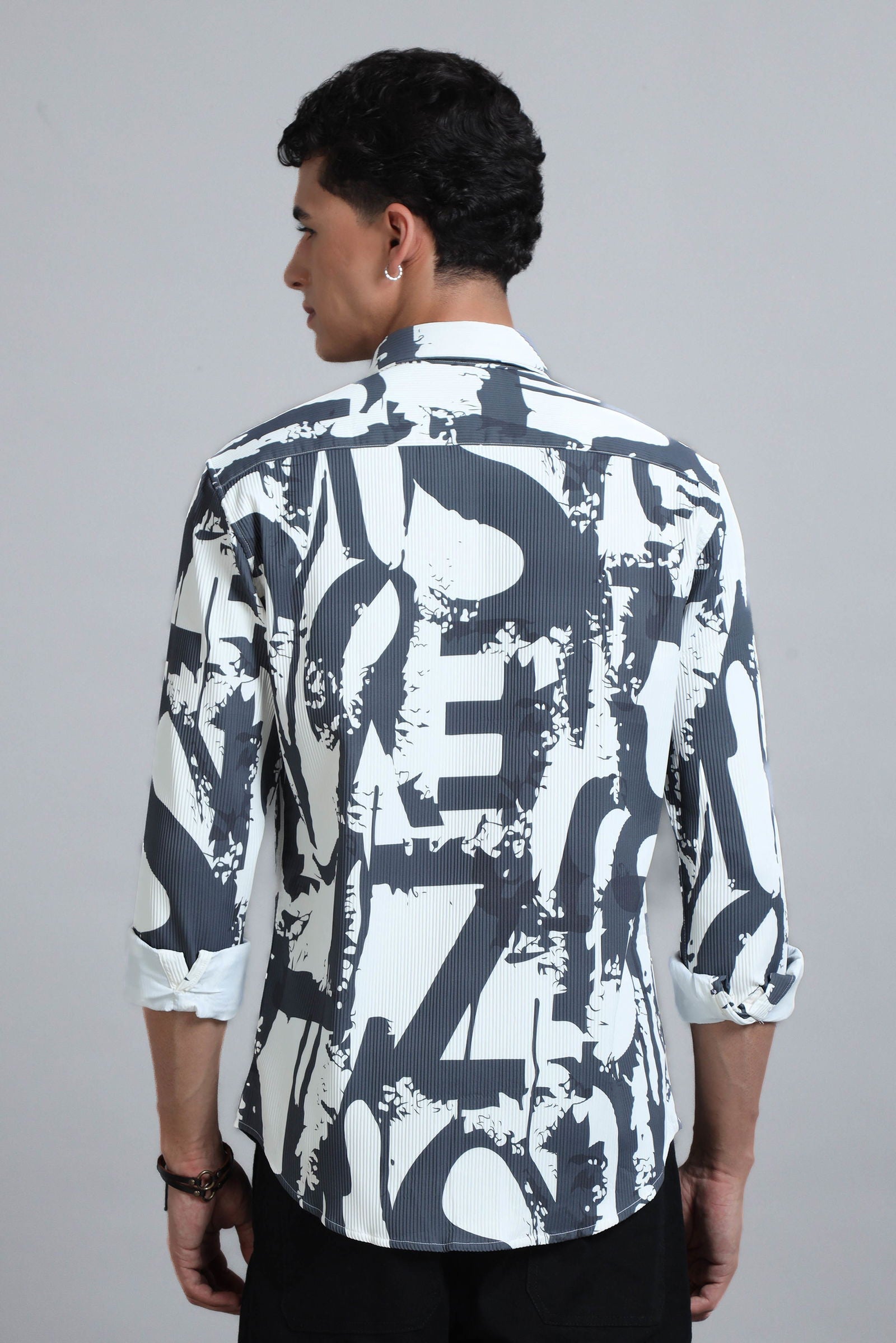 Stripe Vista Textured Shirt - Three Days