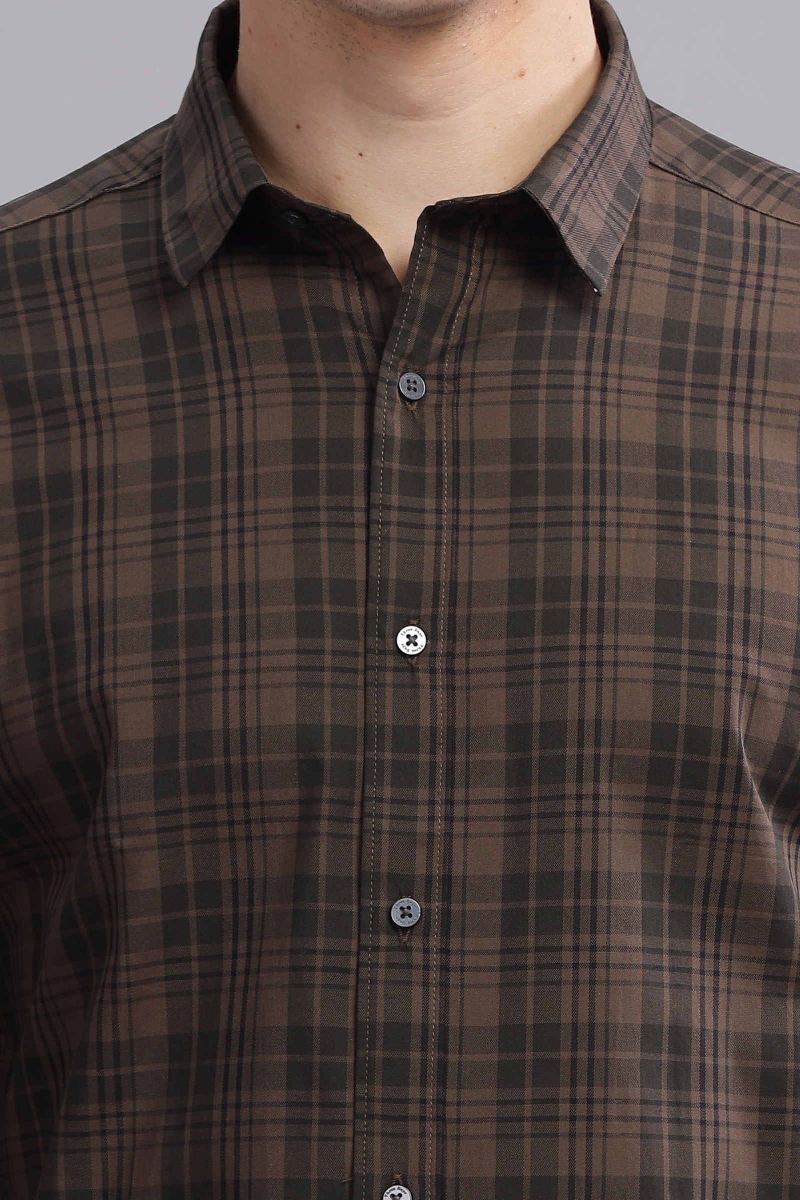 Tartan Checkered Slim Fit Shirt - Three Days