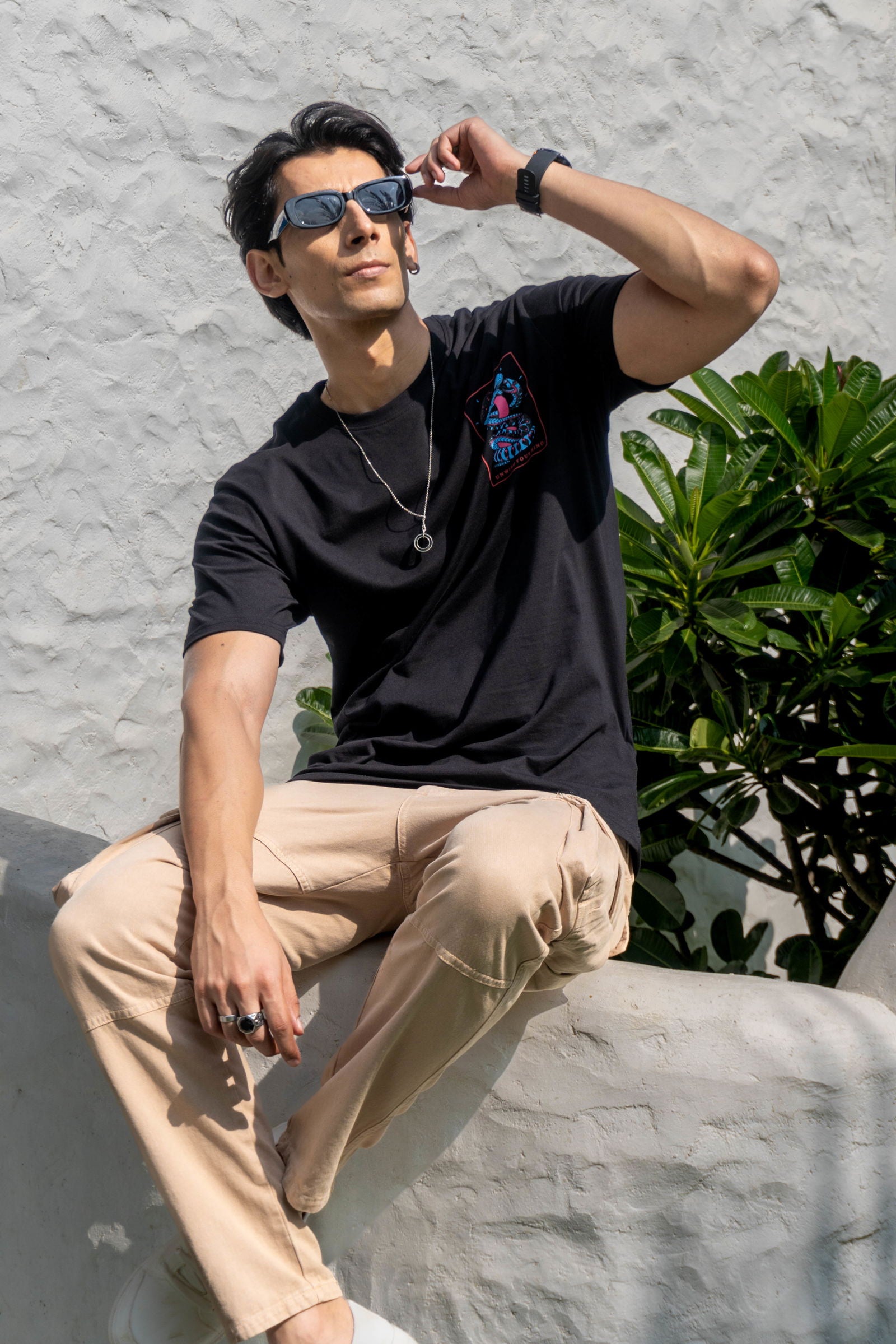 Unwind Your Mind Black Tshirt - Three Days