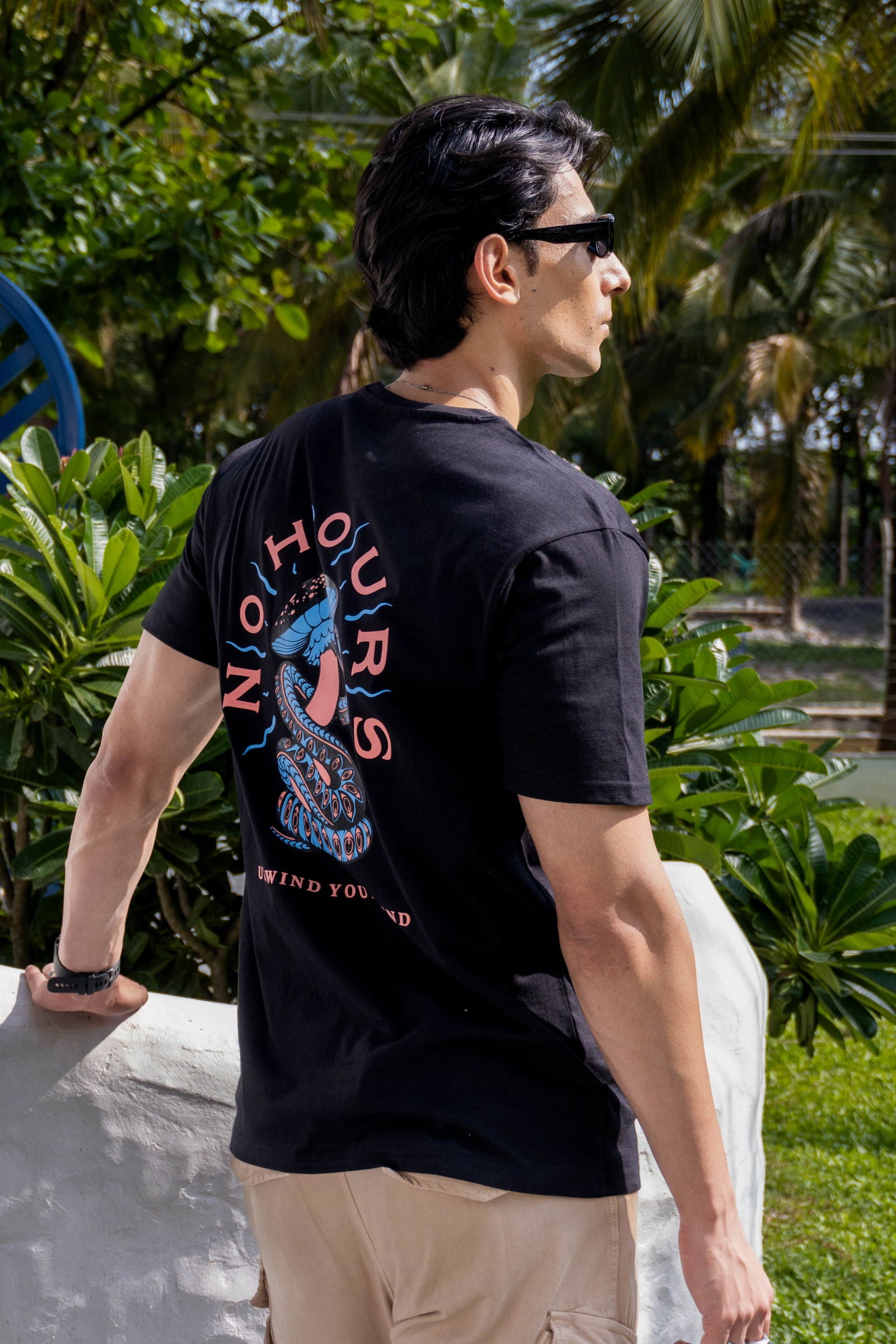 Unwind Your Mind Black Tshirt - Three Days