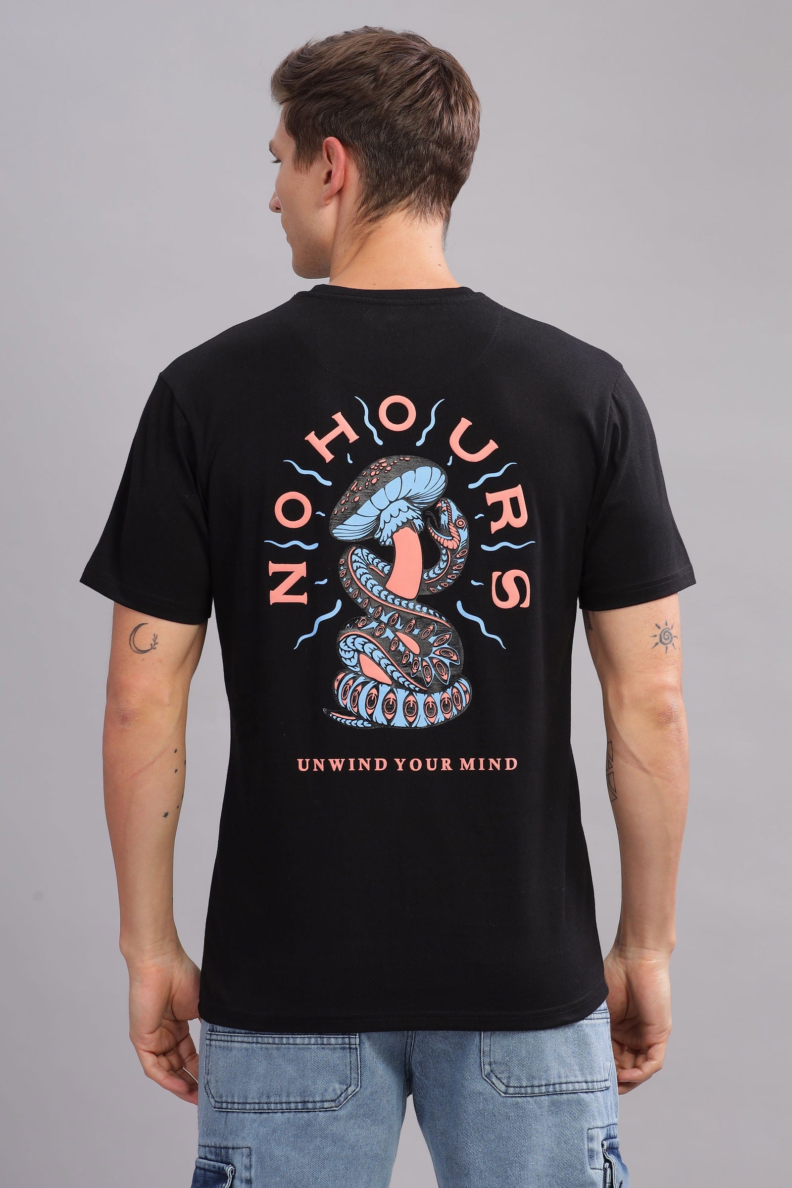 Unwind Your Mind Black Tshirt - Three Days
