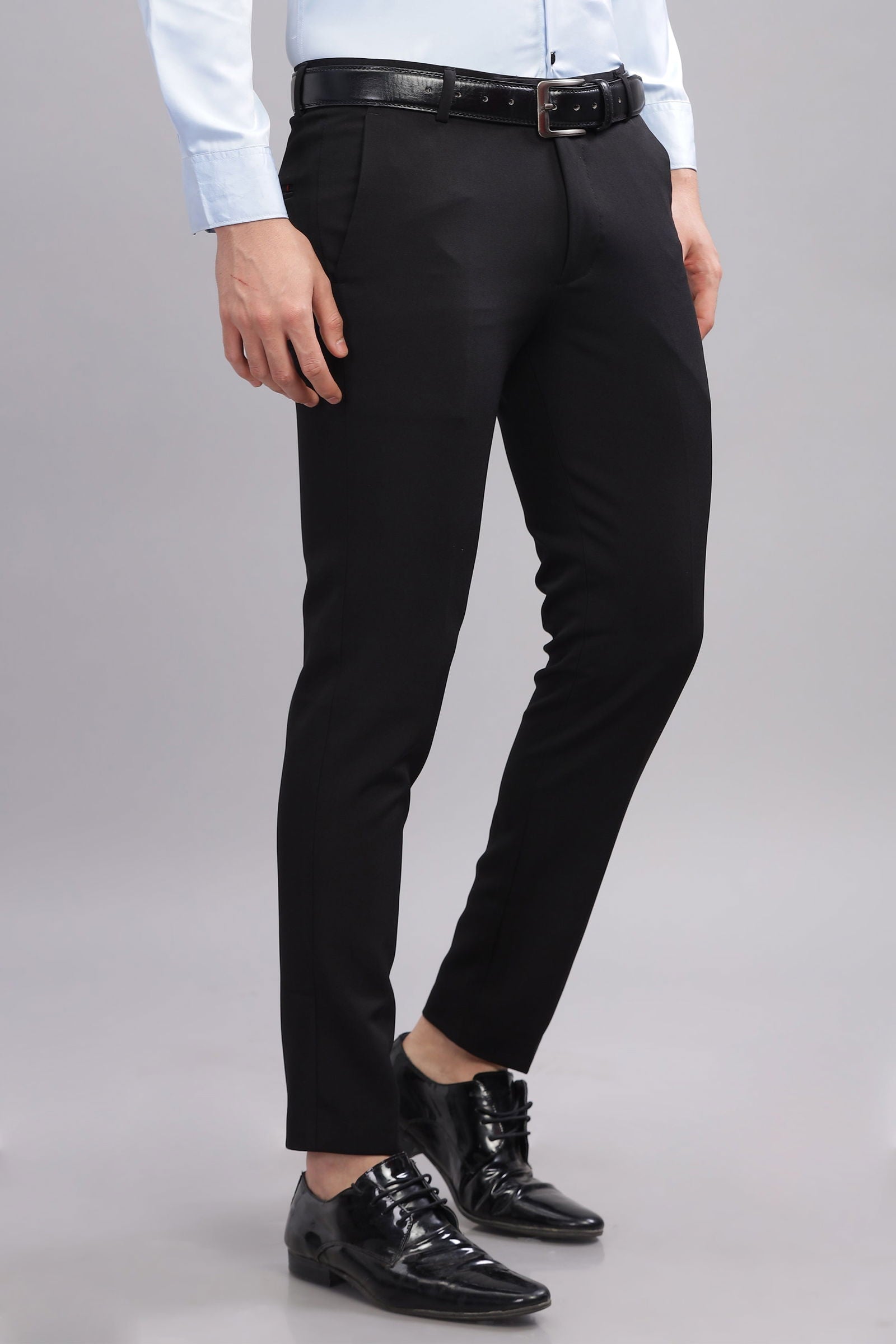 UrbanFlex Black Formal Pants - Three Days