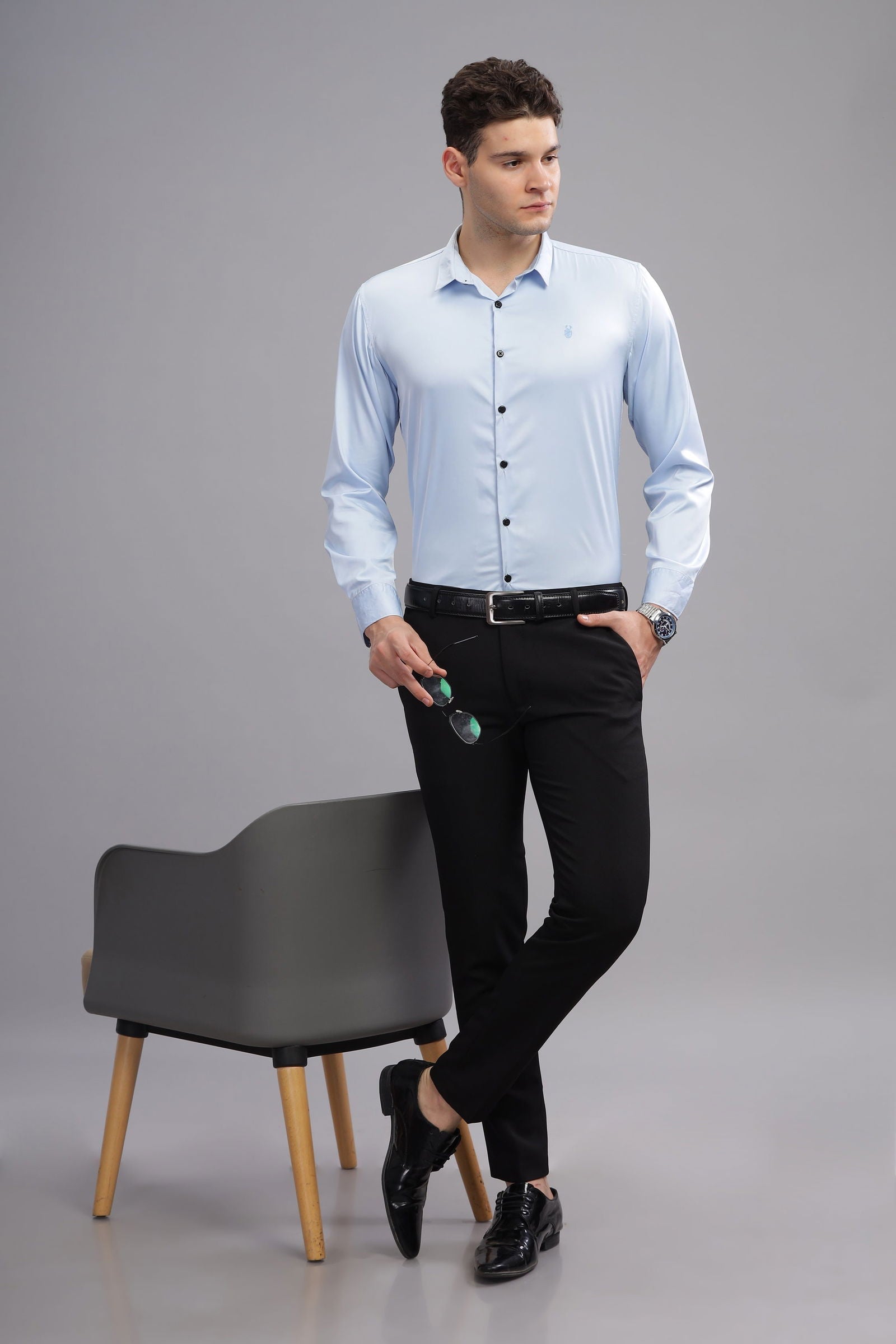 UrbanFlex Black Formal Pants - Three Days