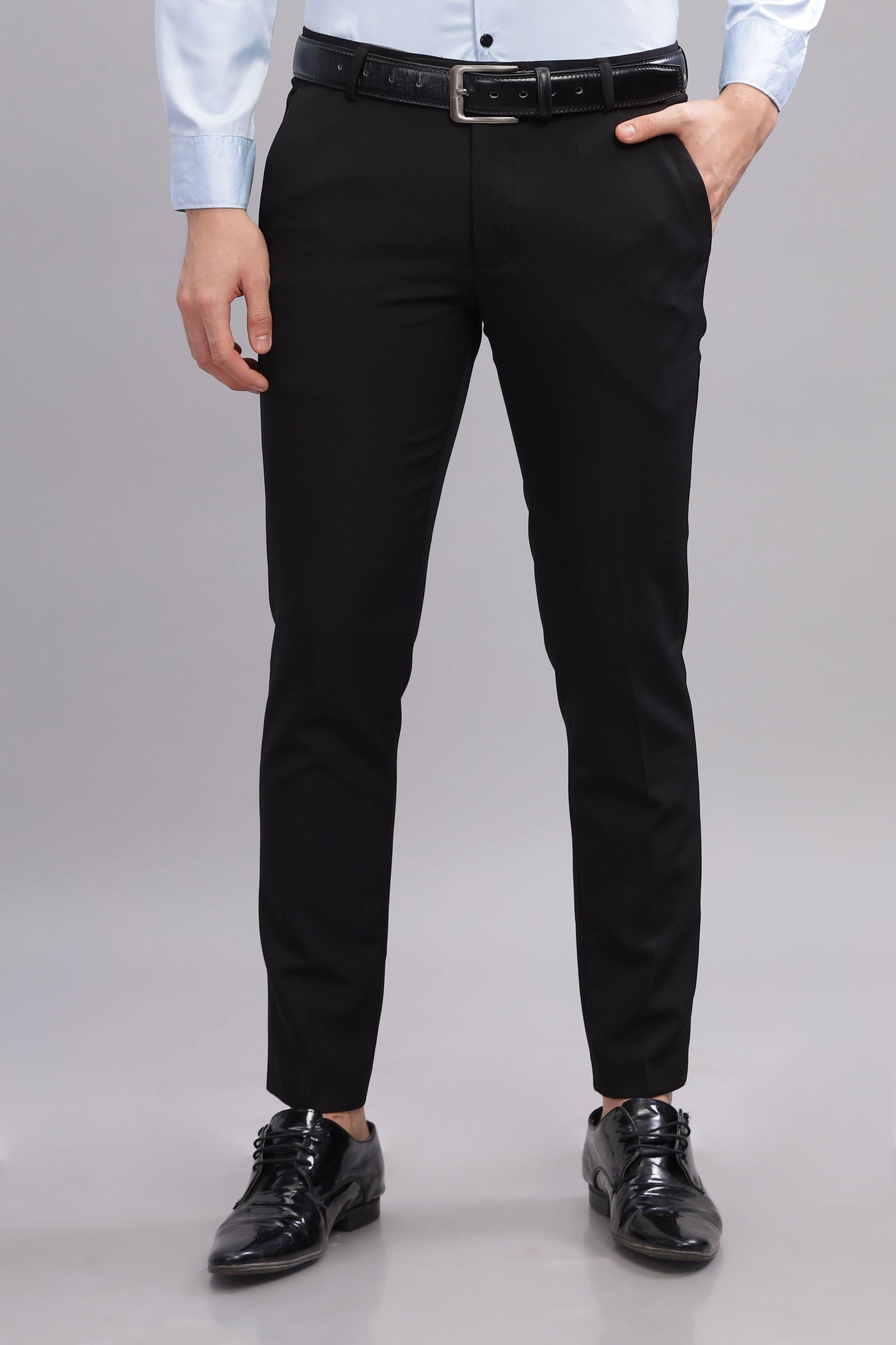 UrbanFlex Black Formal Pants - Three Days