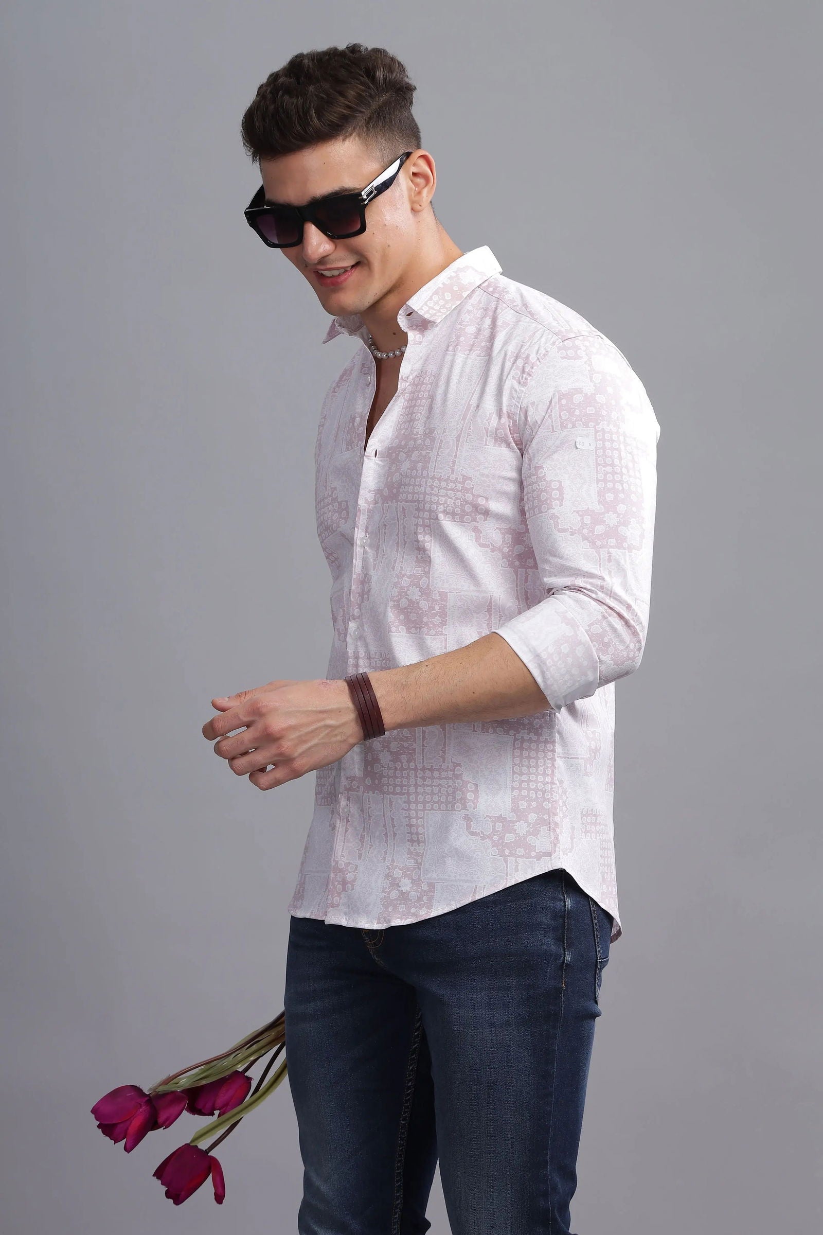 Zenith Abstract Print Full Sleeves Shirt - Three Days