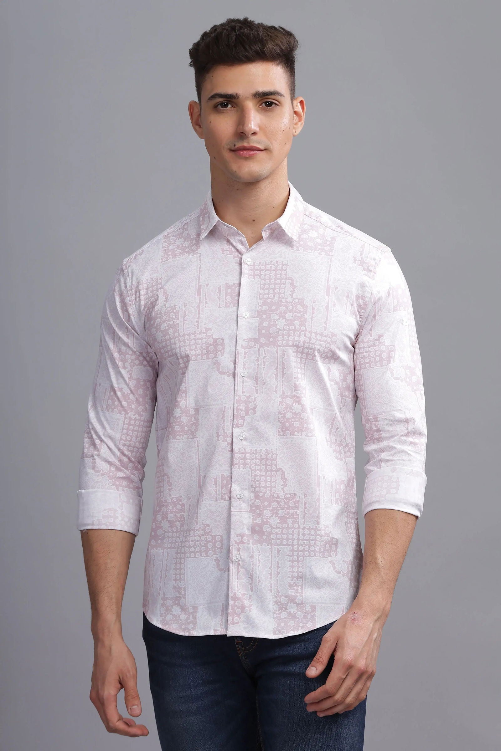 Zenith Abstract Print Full Sleeves Shirt - Three Days