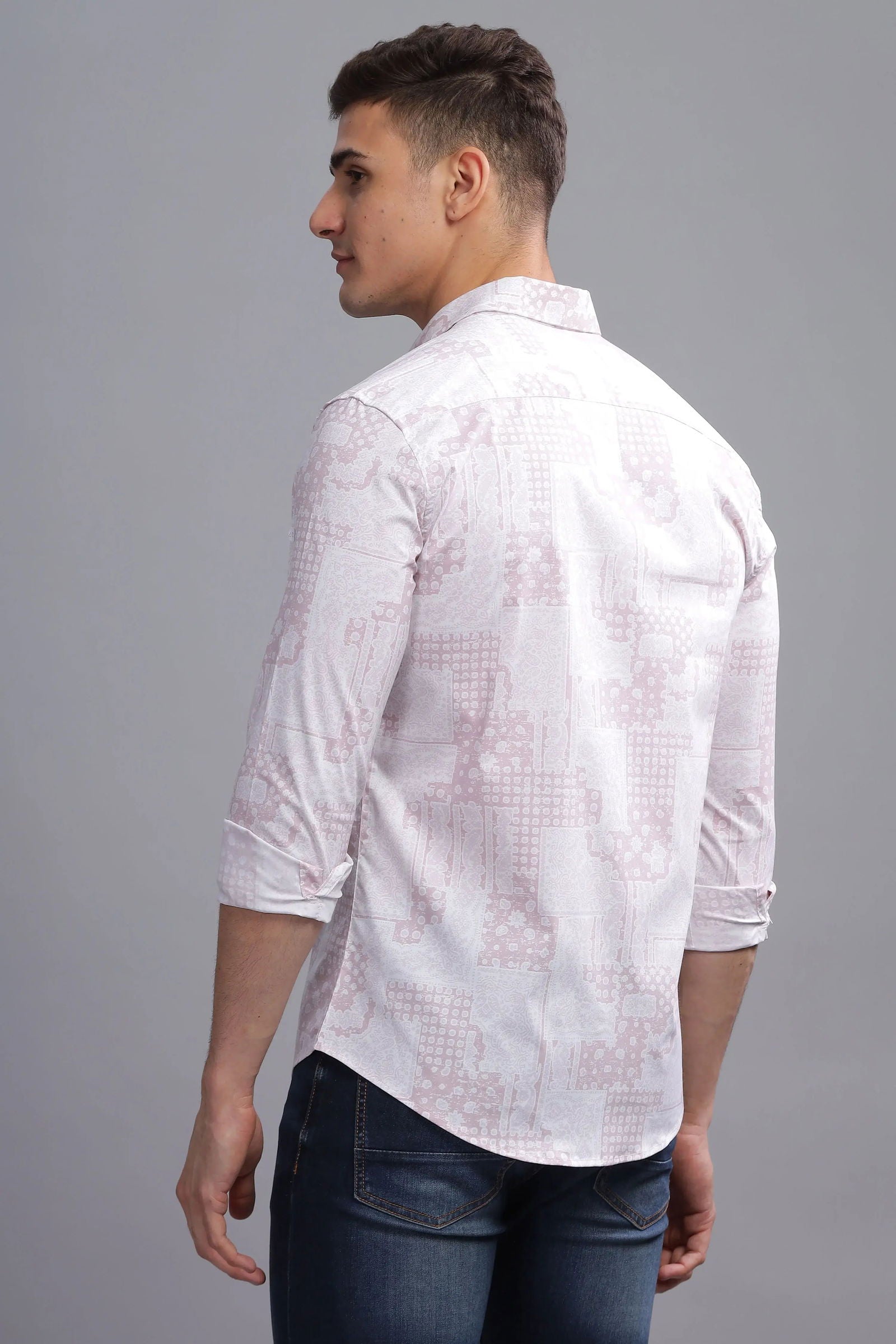 Zenith Abstract Print Full Sleeves Shirt - Three Days
