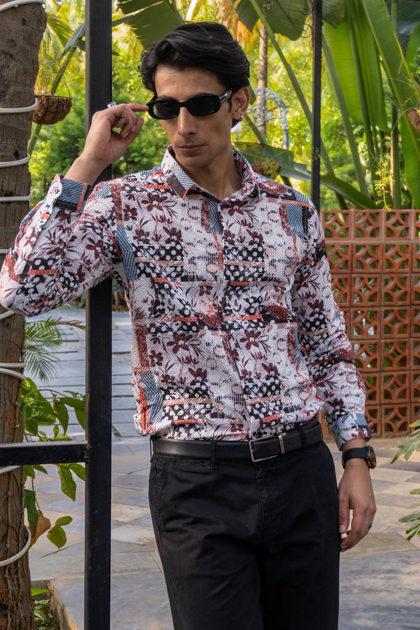 Zeno Textued weave shirt - Three Days